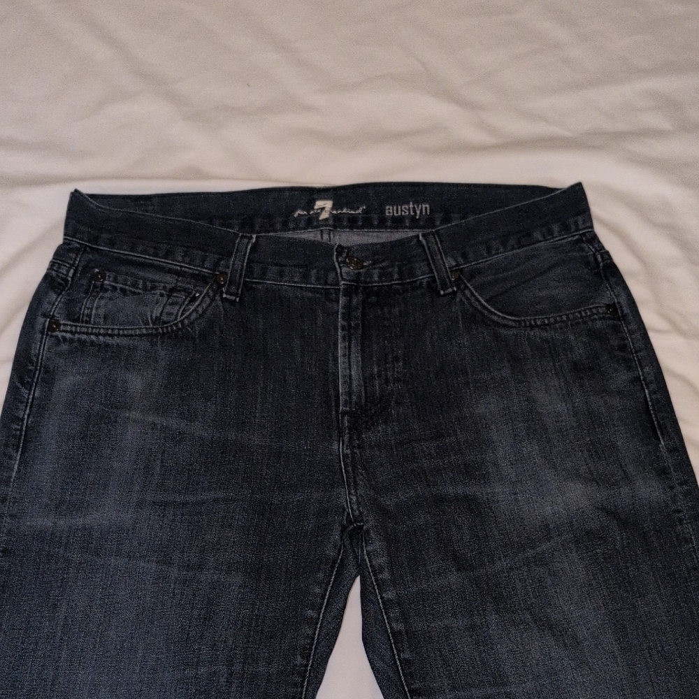7 For All Mankind Men's Austyn Relaxed Fit Straight Leg Jeans 32W